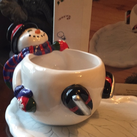 NIB Snowman ⛄️ Mug and Cookie 🍪 Plate - Picture 3 of 6